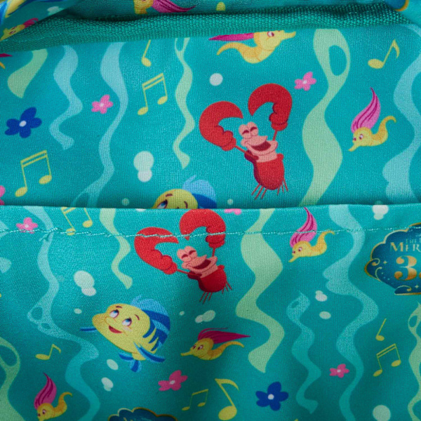 Loungefly Disney The Little Mermaid 35th Anniversary backpack 26cm Multicolor