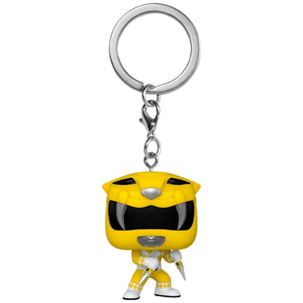 Pocket POP Keychain Power Rangers 30th Anniversary Yellow Ranger Multicolor