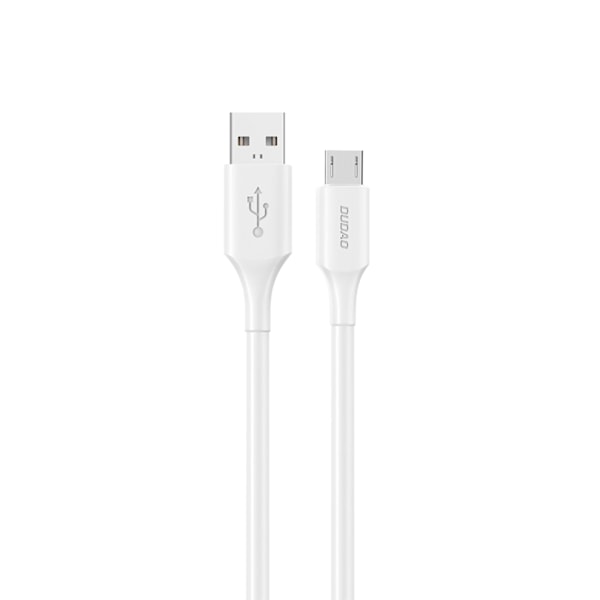 Dudao L2SM USB-A / micro USB 6A cable 1.2 m - white White