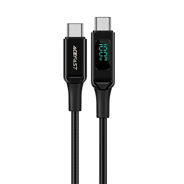 Acefast C6-03 Black USB-C - USB-C PD QC cable 100W 5A 480Mb/s 2m - black Black