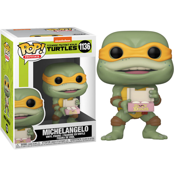 POP-figur Teenage Mutant Ninja Turtles 2 Michaelangelo Multicolor