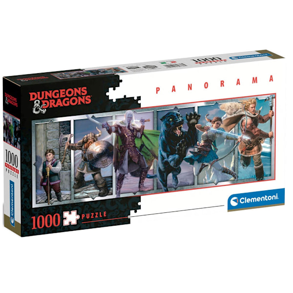 Dungeons &#38; Dragons panorama puzzle 1000pcs multifärg