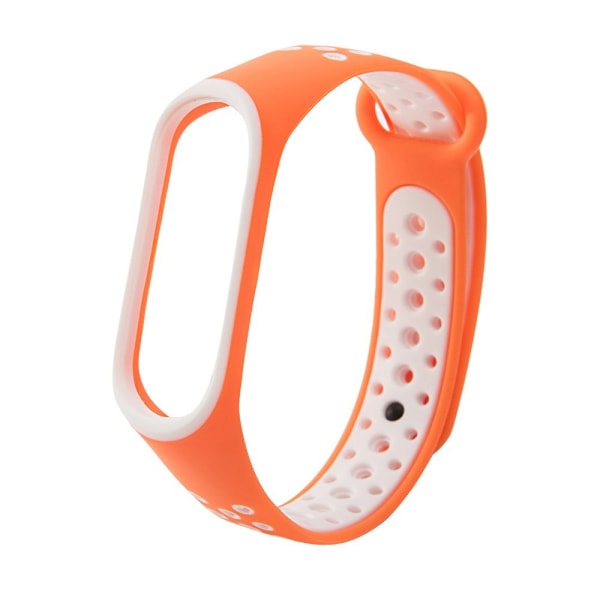 Replacment band strap for Xiaomi Mi Band 4 / Mi Band 3 Dots orange-white Orange || White