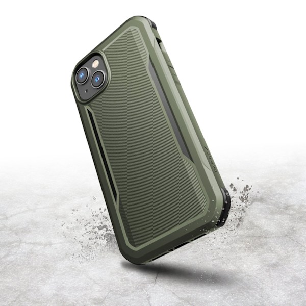 Raptic X-Doria Fort Case iPhone 14 Plus with MagSafe armored cover green Green