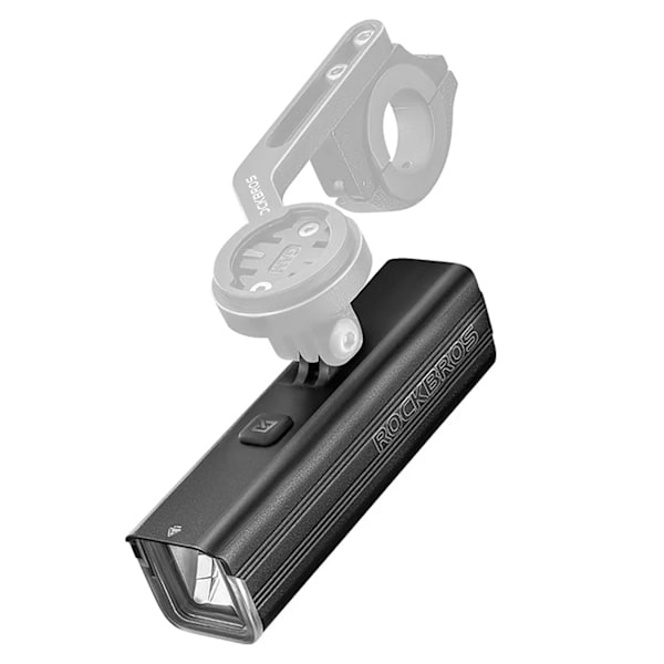 Rockbros RHL1500 front bicycle light 5000mAh 1500lm IPX6 - black Black