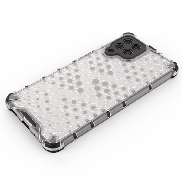 Honeycomb case armored cover with a gel frame for Samsung Galaxy M53 5G transparent Transparent