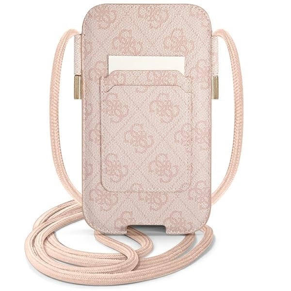 Guess Torebka GUPHL4GMGPI 6,7" różowy/pink hardcase 4G Big Metal Logo Pink