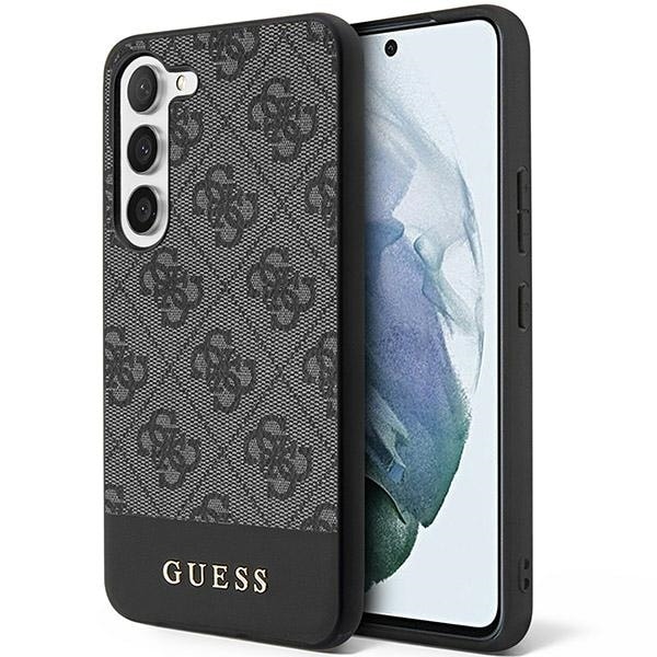 Guess 4G Stripe Collection case for Samsung Galaxy S24+ - black Black