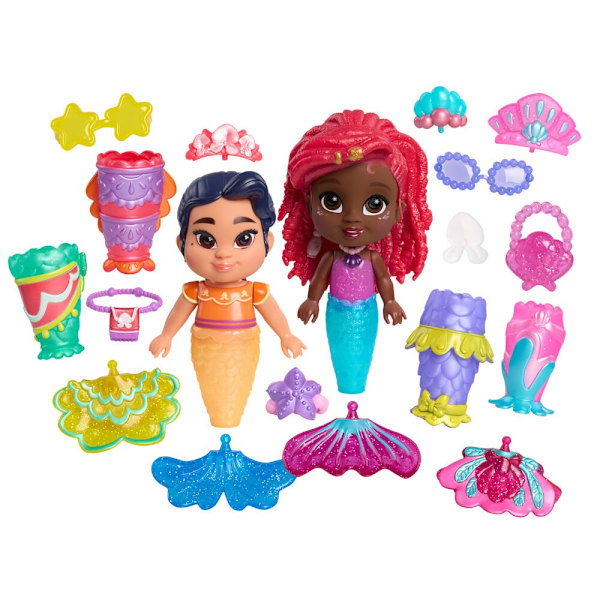 Disney Ariel - Ariel + Lucia doll 19cm multifärg