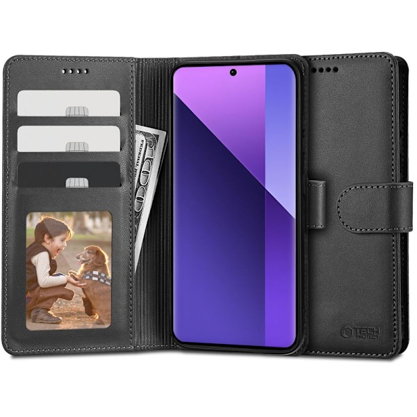 Tech-Protect Wallet Case for Xiaomi Redmi Note 13 Pro+ 5G - Black Black