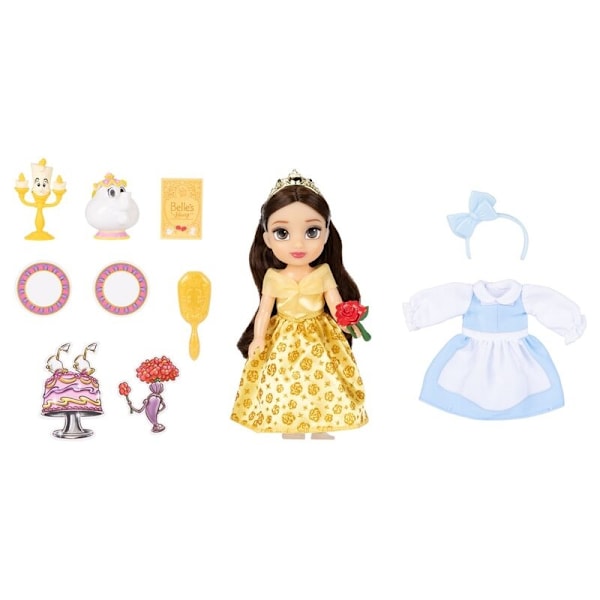 Disney Beauty and the Beast Belle doll 15cm Multicolor