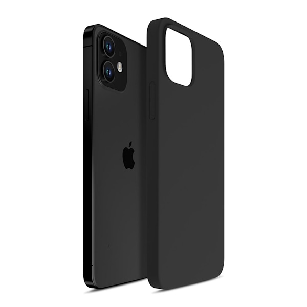 3mk Silicone Case for iPhone 12 mini - black Black