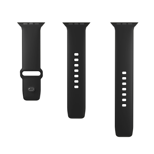 Puro Icon Silicone Strap for Apple Watch 38 / 40 / 41 mm - Black (2 pcs.)