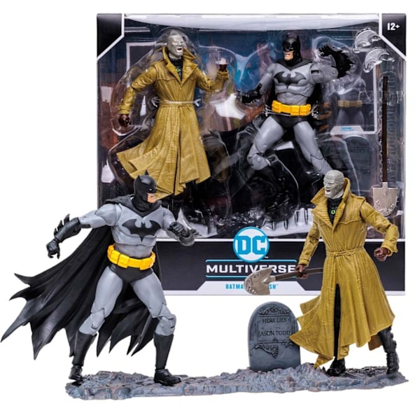 DC Comics Multiverse Batman VS Hus blemme 2 figurer 17cm Multicolor