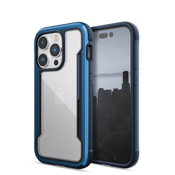 Raptic X-Doria Shield Case iPhone 14 Pro armored cover blue Blue