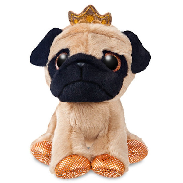 Pug Dog soft plush toy 18cm multifärg