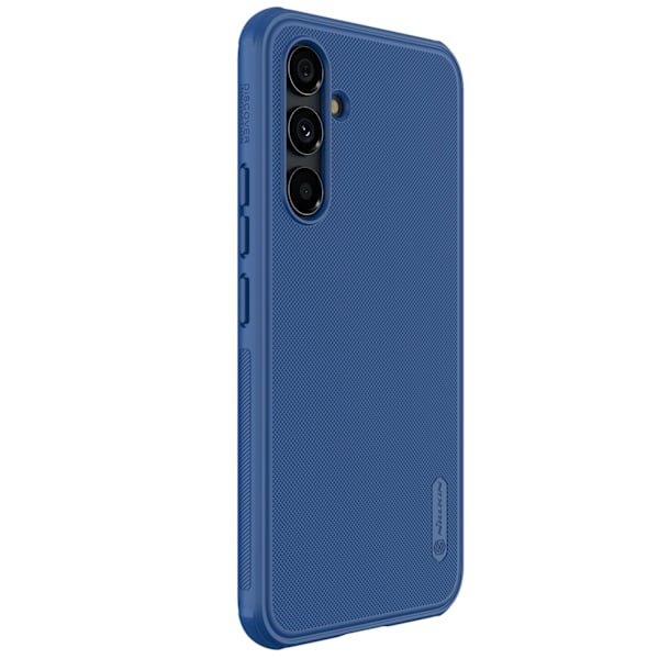 Nillkin Super Frosted Shield Pro Case for Samsung Galaxy A54 5G Armored Cover + Phone Stand Blue Blue