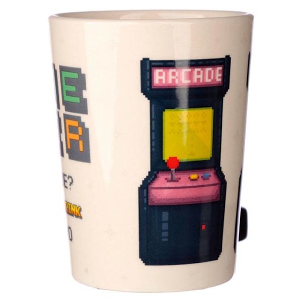 Game Over Joystick Arcade shaped handle mug Multicolor