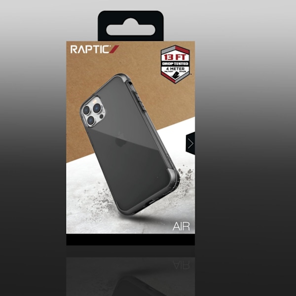 Raptic X-Doria Air Case iPhone 14 Pro armored cover gray Gray