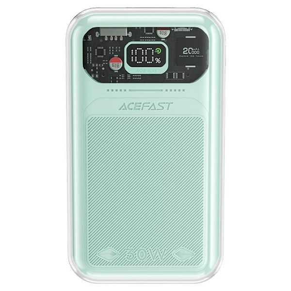 Acefast powerbank 20000mAh Sparkling Series fast charging 30W green (M2) Green