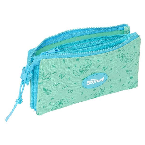 Disney Stitch Aloha triple pencil case Multicolor