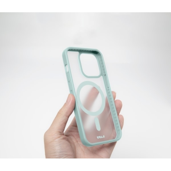 LAUT Huex Protect Case with MagSafe for iPhone 13 / 14 / 15 - Mint Green