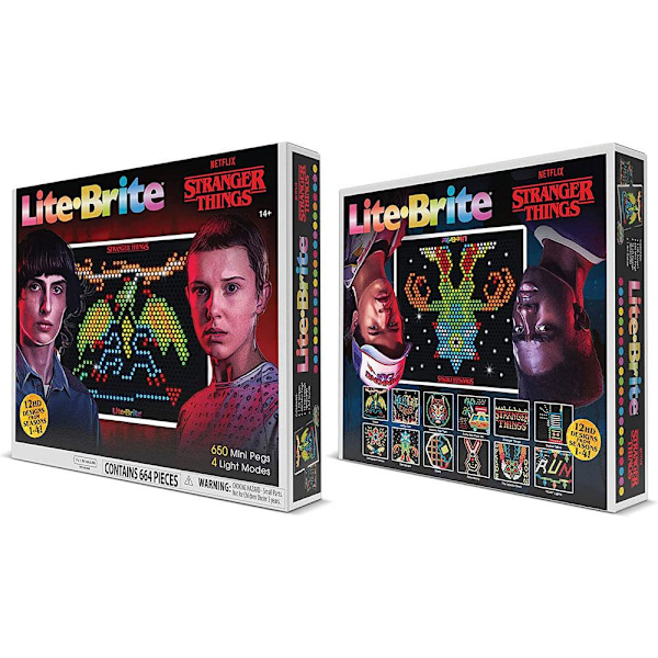 Stranger Things Lite Brite game multifärg