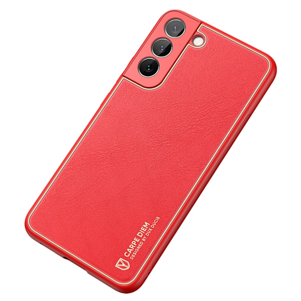 Dux Ducis Yolo elegant cover made of ecological leather for Samsung Galaxy S22 + (S22 Plus) red Red