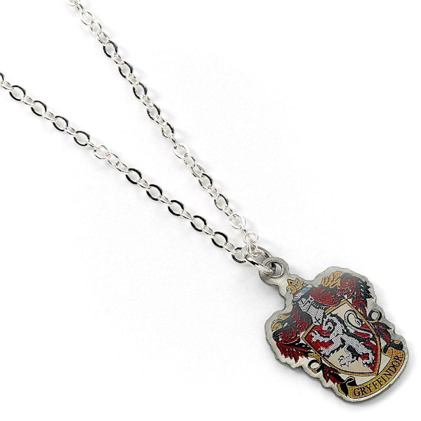 Harry Potter hänge & halsband Gryffindor Crest (försilvrad) multifärg