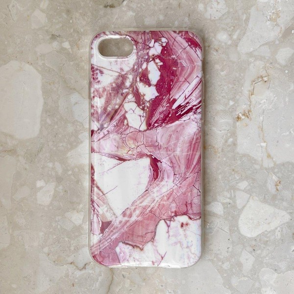 Wozinsky Marble TPU cover gel marble for Samsung Galaxy A73 pink Pink