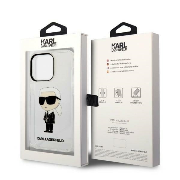 Karl Lagerfeld Ikonik Karl case for iPhone 14 Pro Max - transparent Transparent