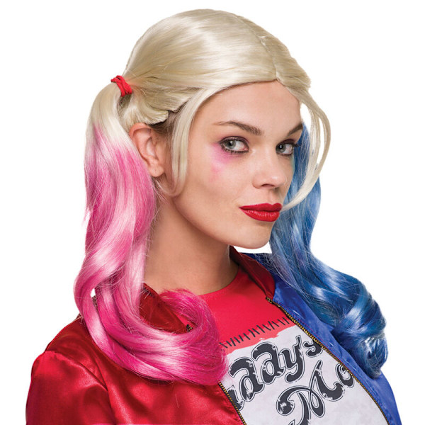 DC Comics Harley Quinn adult wig Multicolor