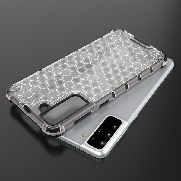 Honeycomb case armored cover with a gel frame for Samsung Galaxy S22 + (S22 Plus) black Black