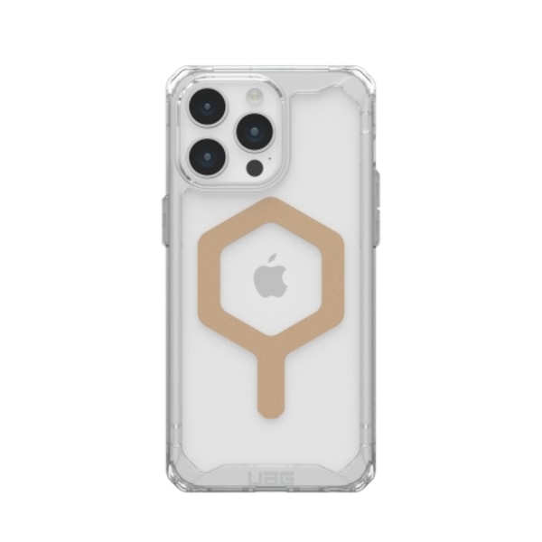 UAG Plyo MagSafe case for iPhone 15 Pro Max - transparent and gold Gold || Transparent