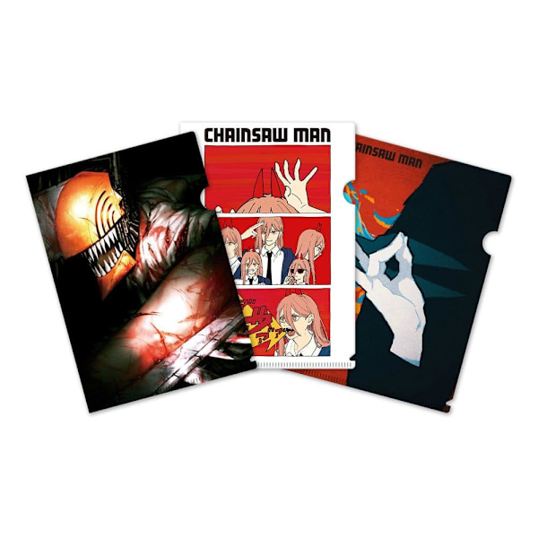 Chainsaw Man Clearfile 3-Set Multicolor