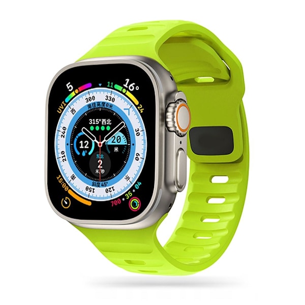 Tech-Protect IconBand Line for Apple Watch 4 / 5 / 6 / 7 / 8 / 9 / SE / Ultra 1 / 2 (42/44/45/49 mm) - lime Green