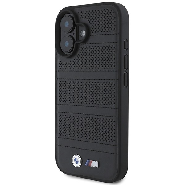 BMW M Perforated And Stitched Line MagSafe case for iPhone 16 - black Black