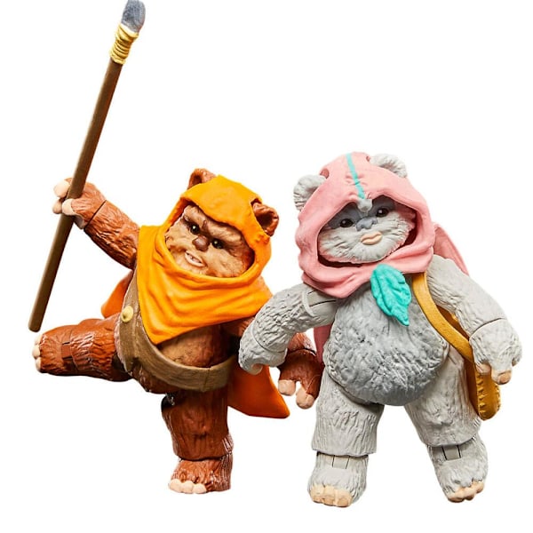 Star Wars Ewoks Wicket W Warrick & Kneesaa figures 9cm multifärg