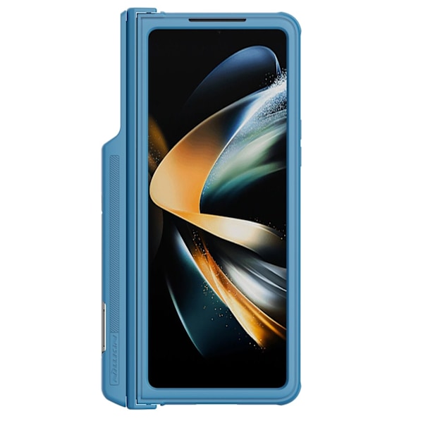 Nillkin CamShield Pro Case (suit) case for Samsung Galaxy Z Fold 4 cover with camera cover stand blue Blue