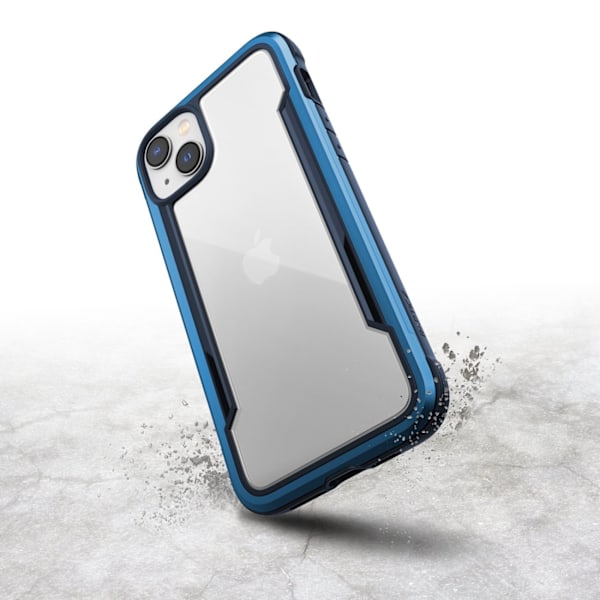 Raptic X-Doria Shield Case iPhone 14 armored cover blue Blue