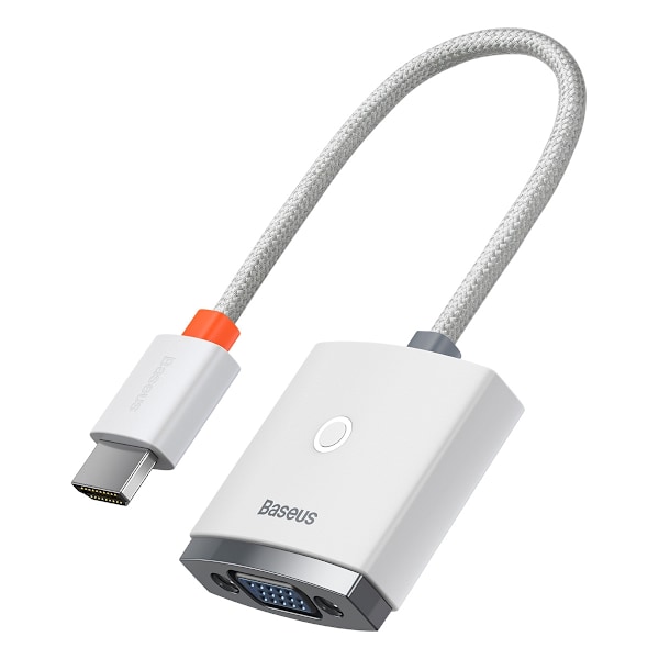 Baseus WKQX010102 HDMI - VGA adapter - white White