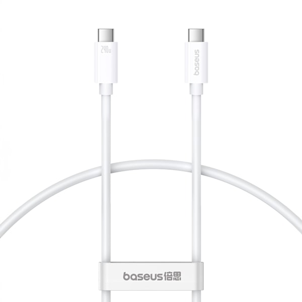 Baseus Superior 2 CB000066 USB-C / USB-C USB4 cable 240W 1.8m - white White