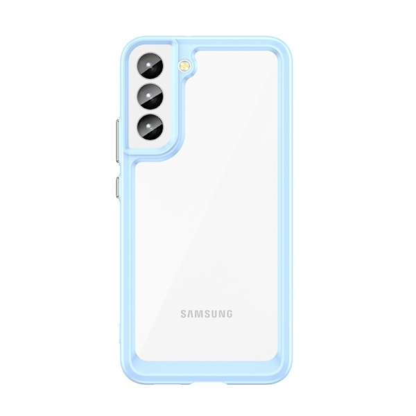 Outer Space Case for Samsung Galaxy S23+ cover with a flexible frame blue Blue