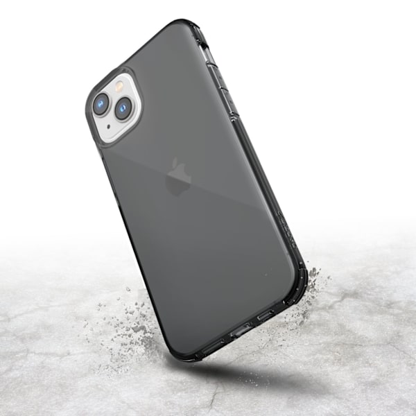 Raptic X-Doria Clear Case iPhone 14 Plus armored cover gray Gray