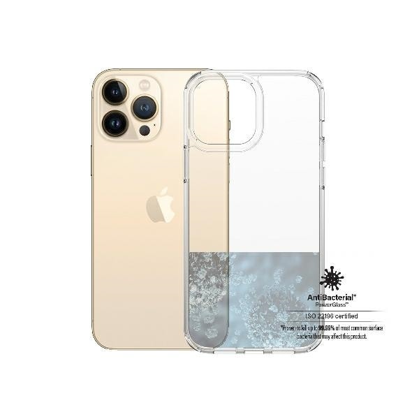 PanzerGlass HardCase antibacterial Military Grade certified case for iPhone 13 Pro Max - transparent Transparent