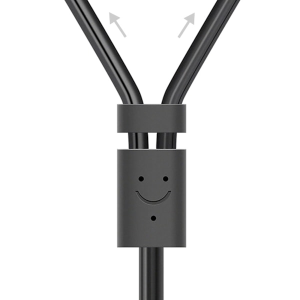 Ugreen AV102 10772 cable 3.5 mm mini jack (male) / 2RCA (male) 1m - gray Gray