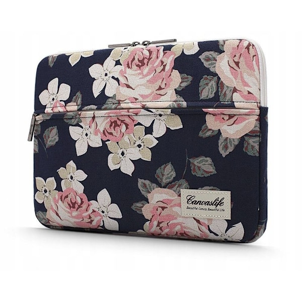 Canvaslife Sleeve for 15-16&#39;&#39; laptop - navy blue and pink Blue || Pink