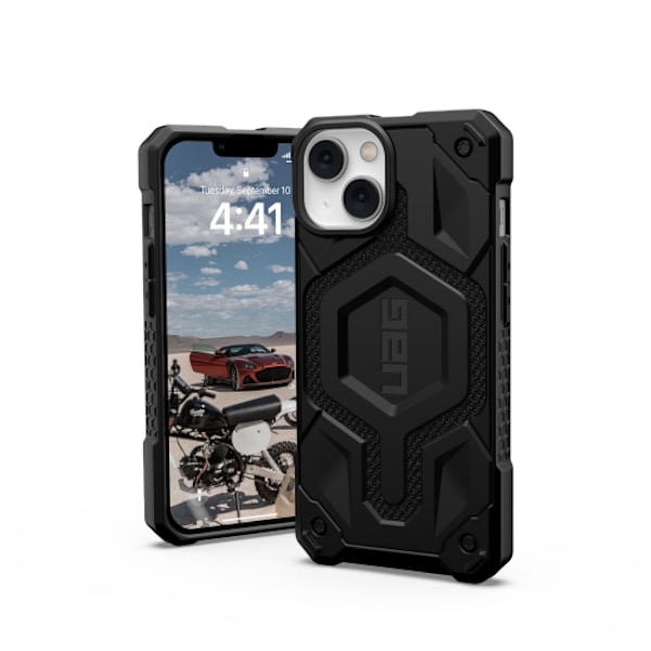 UAG Monarch MagSafe case for iPhone 14 Plus - black kvlar Black