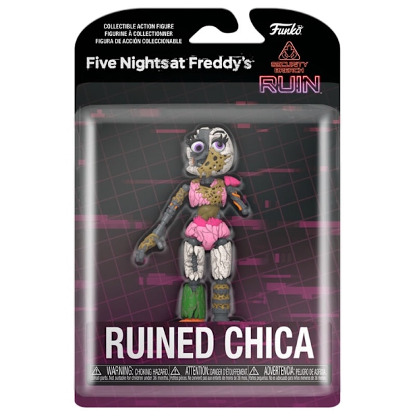 Five Nights at Freddys Ruined Chica action figure 12cm Multicolor