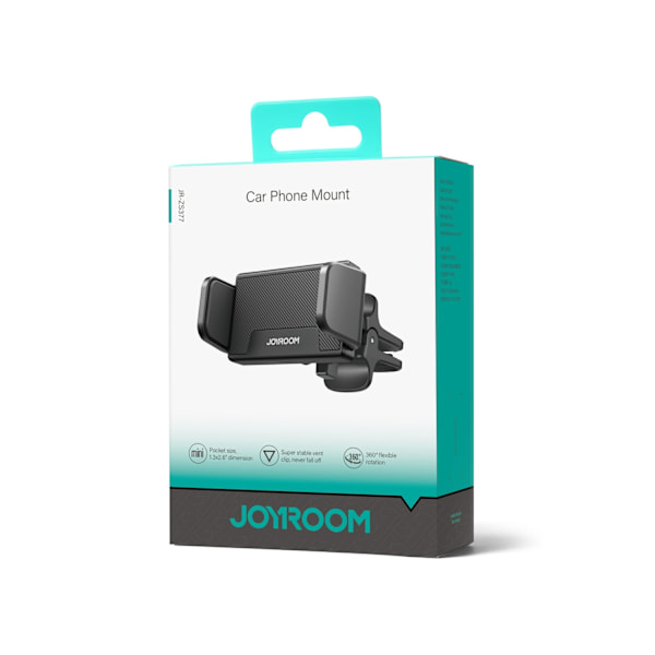 Joyroom car phone holder for air vent black (JR-ZS377) Black